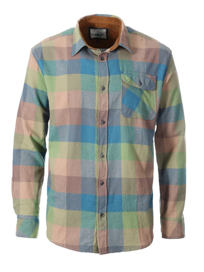 LS-94FC Men's Flannel w/ Corduroy Contrast Part-A