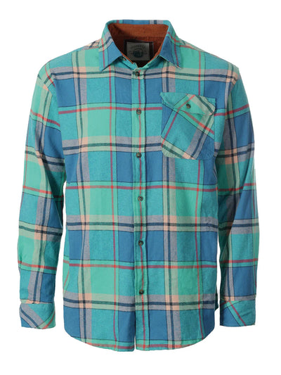LS-94FC Men's Flannel w/ Corduroy Contrast Part-A