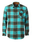 LS-94FC Men's Flannel w/ Corduroy Contrast Part-A