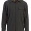 LS-94FC Men's Solid Flannel w/ Corduroy Contrast