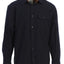 LS-94FC Men's Solid Flannel w/ Corduroy Contrast