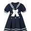 Girls Sailor dress with sailor hat (2 pcs)
