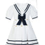 Girls Sailor dress with sailor hat (2 pcs)