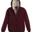 Men's Heavyweight Sherpa Lined Fleece Hoodie Jacket