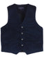 VS-83 BOYS 4 BUTTON VELVET FORMAL SUIT VEST 5 COLORS BLACK-BURGUNDY-R BLUE-NAVY-HUNTER GREEN SIZE 2-20