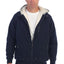 Men's Heavyweight Sherpa Lined Fleece Hoodie Jacket