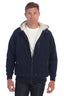 FH-9003 Men's Heavyweight Sherpa Lined Fleece Hoodie Jacket