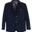 BLV-82 Boy's Formal Velvet Blazer with Designed Buttons SIZE 2-20 IN 4 COLORS BURGUNDY-BLACK-R BLUE-NAVY