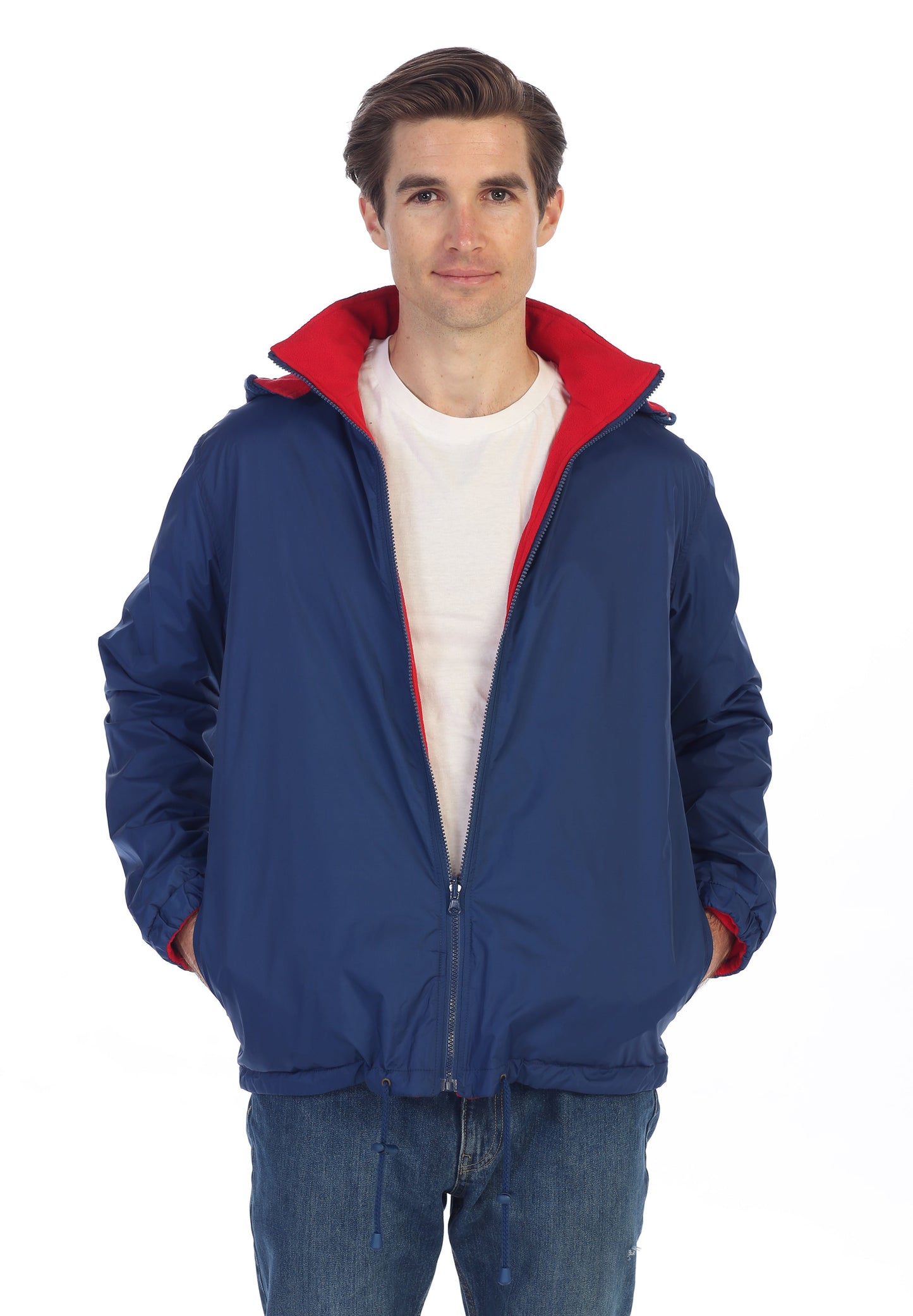 Men's Reversible Jacket with Polar Fleece Lining