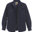 Men's 100% Cotton Brushed and Soft Twill Shirt Jacket with Flannel Lining