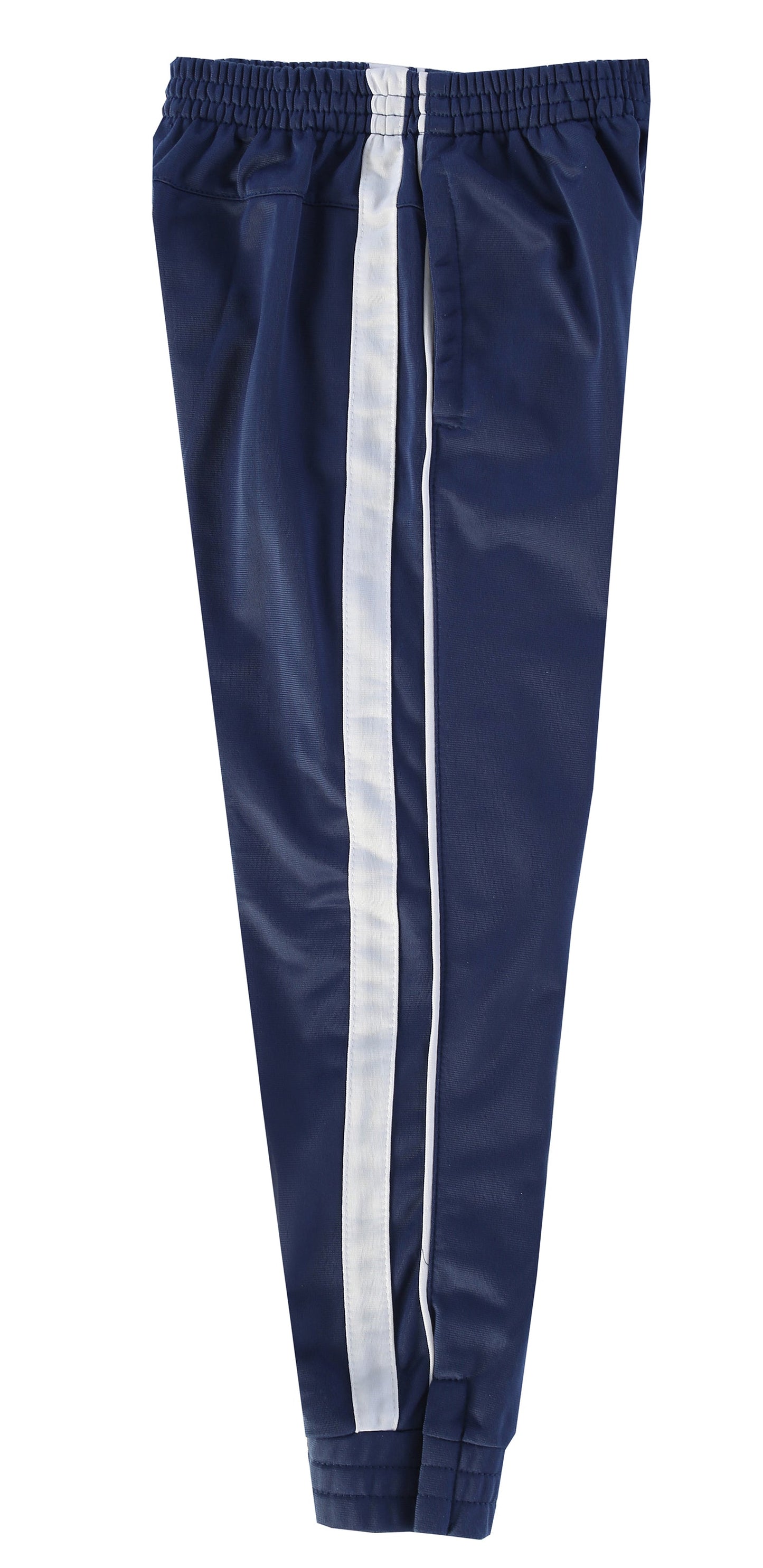 TP-863 KID'S BOY'S ATHLECTIC TRACK PANTS WITH RIBBED ZIPPER CUFF SIZE 4-18 IN 8 COLORS