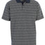 Mens Regular Fit Striped Short Sleeve Polo Shirt with Pocket