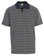 Mens Regular Fit Striped Short Sleeve Polo Shirt with Pocket