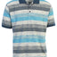 Mens Club Stripe Polo Shirt - Short Sleeve, Regular Fit, Yarn Dye