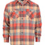 Men's Long Sleeve Plaid Flannel Shirt with pocket