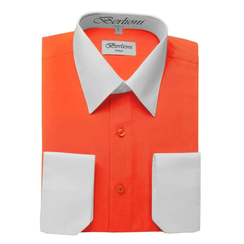 Men's two-tone dress shirts