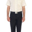 Men's Short Sleeve Solid Dress Shirt