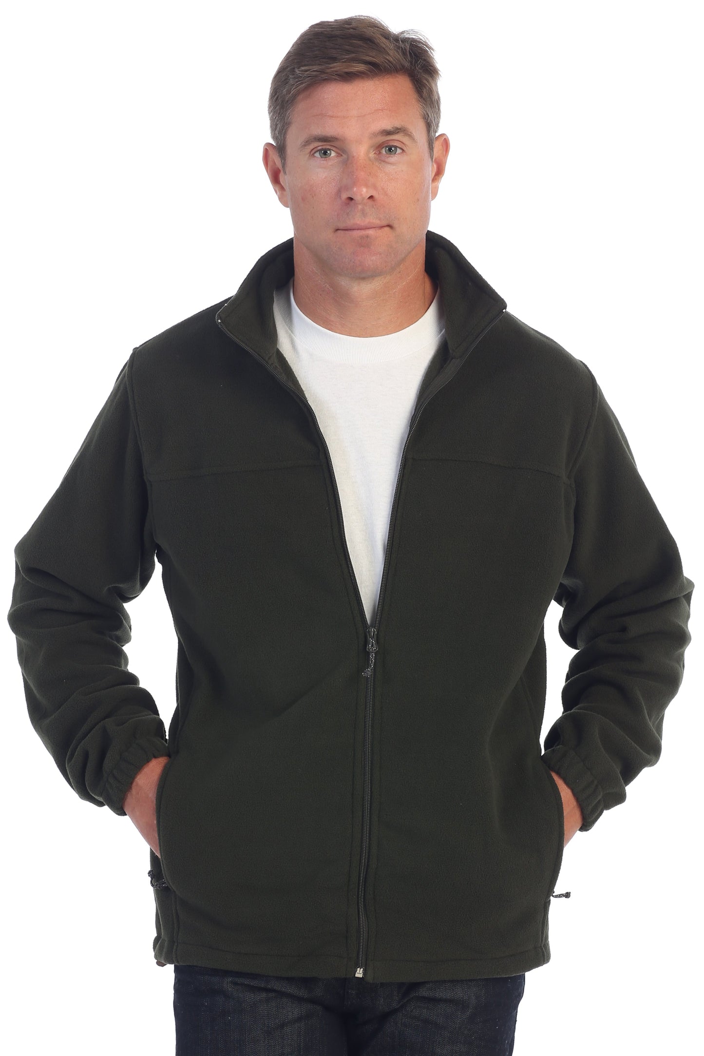 Men's Full Zip Polar Fleece Jacket