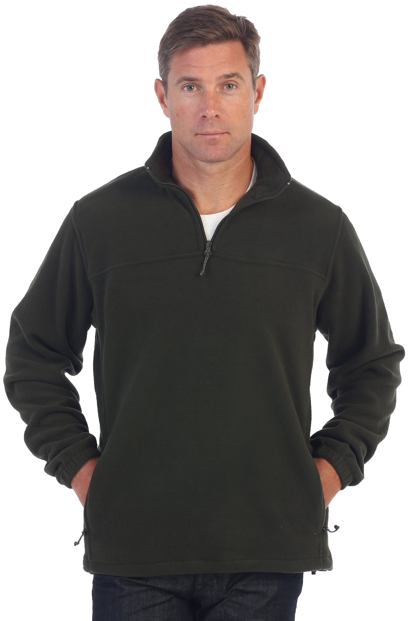 Men's Half Zip Polar Fleece SWEATER