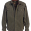 Men's 100% Cotton Brushed and Soft Twill Shirt Jacket with Flannel Lining