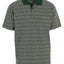 Mens Regular Fit Striped Short Sleeve Polo Shirt with Pocket