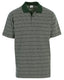 Mens Regular Fit Striped Short Sleeve Polo Shirt with Pocket