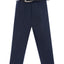 P38 BOY'S FORMAL DRESS PANT REGULAR FIT WITH BELT IN NAVY-BLACK-WHITE-KHAKI SIZE 2-20