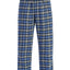 PJ-92 Men's Yarn Dye Brushed Flannel Pajama Pants, Elastic Waist
