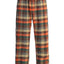 PJ-92 Men's Yarn Dye Brushed Flannel Pajama Pants, Elastic Waist