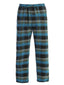 PJ-92 Men's Yarn Dye Brushed Flannel Pajama Pants, Elastic Waist