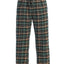 PJ-92 Men's Yarn Dye Brushed Flannel Pajama Pants, Elastic Waist