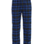 PJ-92 Men's Yarn Dye Brushed Flannel Pajama Pants, Elastic Waist
