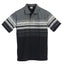 Mens Striped Polo Shirt With Pocket - Yarn Dye