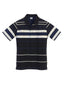 Mens Striped Polo Shirt With Pocket - Yarn Dye