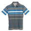 Mens Striped Polo Shirt With Pocket - Yarn Dye