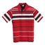 Mens Striped Polo Shirt With Pocket - Yarn Dye