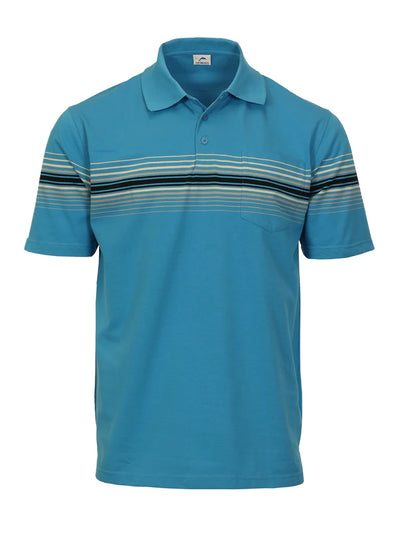PS-934 Men's Striped Polo Shirt