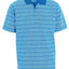 Mens Regular Fit Striped Short Sleeve Polo Shirt with Pocket