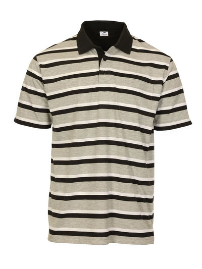 PS-946 Men's Striped Polo Shirt
