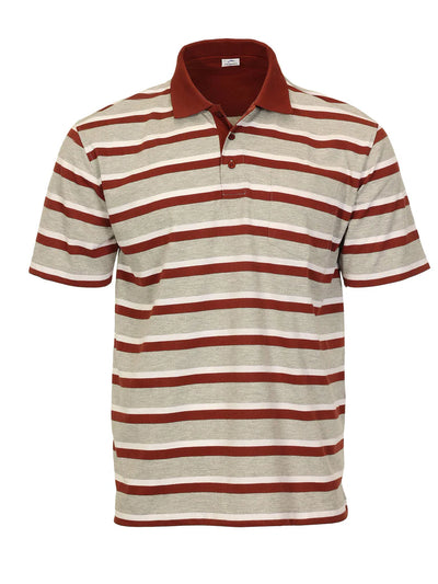 PS-946 Men's Striped Polo Shirt
