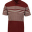 PS-947 Men's Multi-Striped Polo Shirt