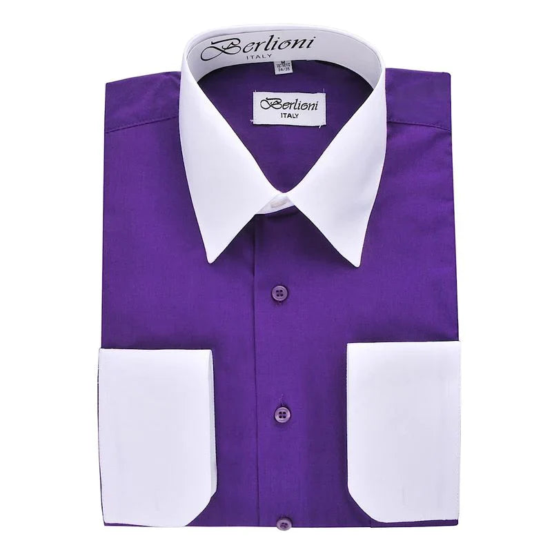 Men's two-tone dress shirts