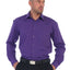Men's Long Sleeve Solid Dress Shirt