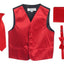 VSK4 BOYS SATIN SOLID 4 PCS SET FORMAL VEST IN 12 COLORS SIZE 2-7