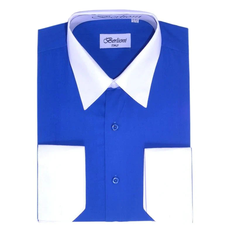 Men's two-tone dress shirts