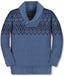 TODDLERS,KIDS AND BOYS SHAWL COLLAR PULLOVER KNITTED SWEATER