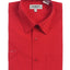 Men's Short Sleeve Solid Dress Shirt