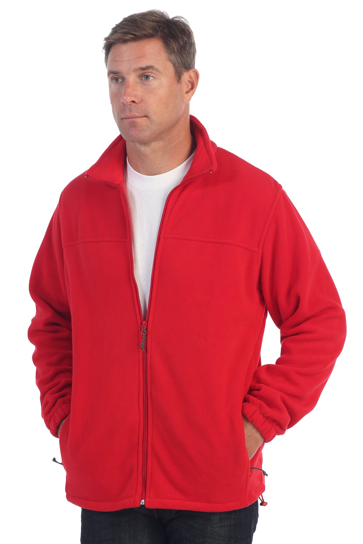 Men's Full Zip Polar Fleece Jacket