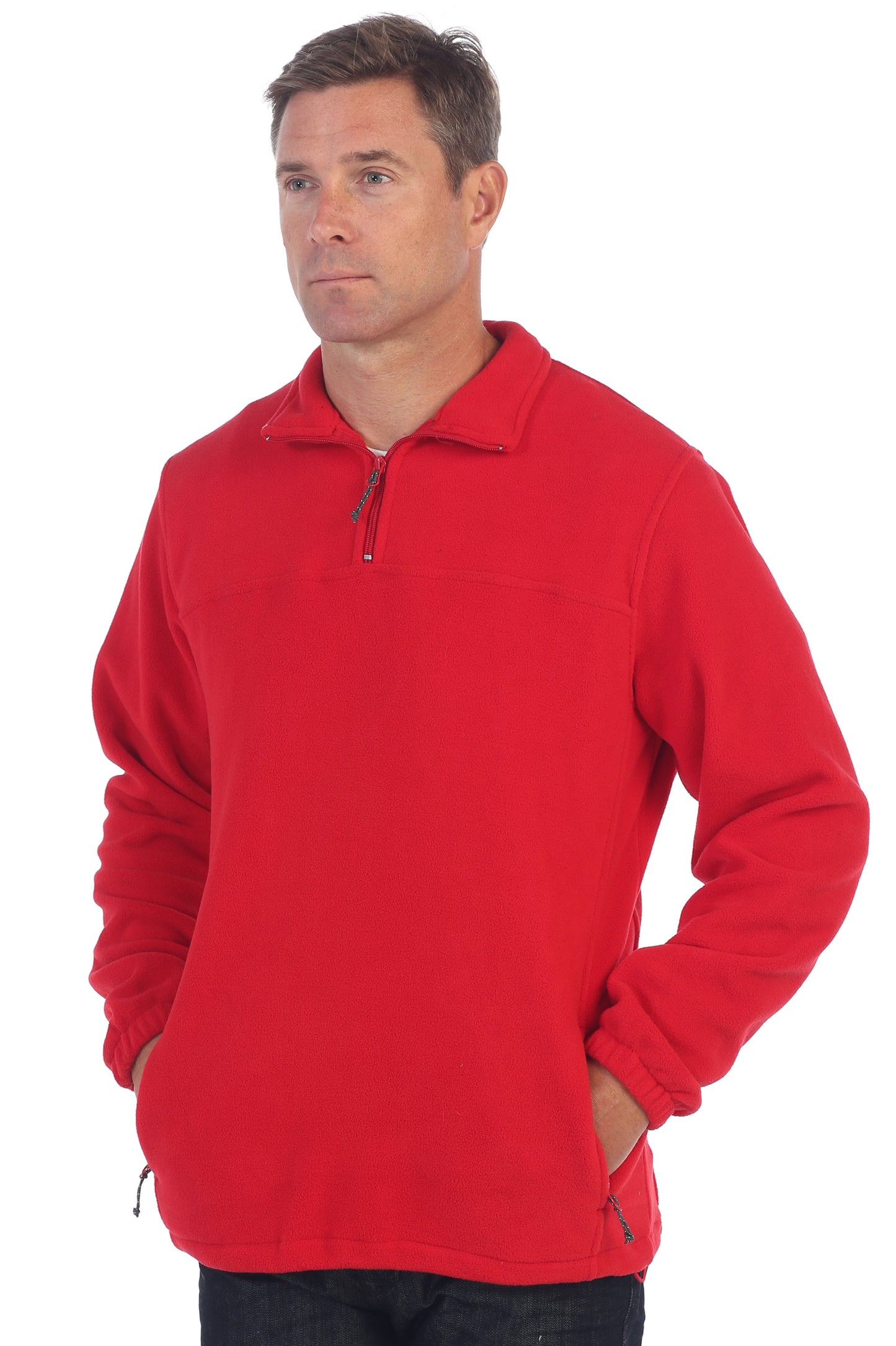 Men's Half Zip Polar Fleece SWEATER