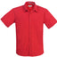 Men's Short Sleeve Solid Dress Shirt